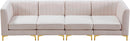 Alina Pink Velvet Modular Sectional