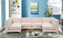 Alina Pink Velvet Modular Sectional