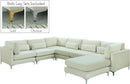 Julia Cream Velvet Modular Sectional (7 Boxes)