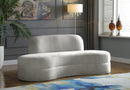 Mitzy Cream Velvet Sofa