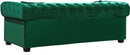 Bowery Green Velvet Sofa