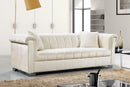 Kayla Cream Velvet Sofa