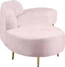 Divine Pink Velvet 2pc. Sectional