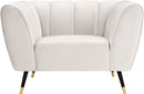Beaumont Cream Velvet Chair