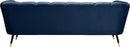 Beaumont Navy Velvet Sofa