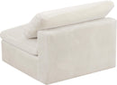 Cozy Cream Velvet Chair