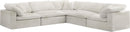 Cozy Cream Velvet Cloud Modular Sectional