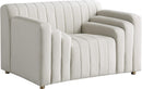 Naya Cream Velvet Chair