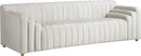 Naya Cream Velvet Sofa