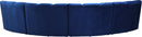 Infinity Navy Velvet 4pc. Modular Sectional