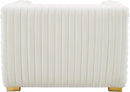 Ravish Cream Velvet Chair