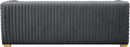 Ravish Grey Velvet Sofa