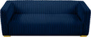Ravish Navy Velvet Sofa