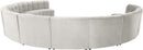 Limitless Cream Velvet 11pc. Modular Sectional