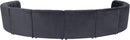 Limitless Grey Velvet 10pc. Modular Sectional