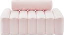 Melody Pink Velvet Loveseat