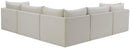 Jacob Cream Velvet Modular Sectional