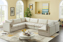 Jacob Cream Velvet Modular Sectional