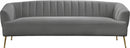 Tori Grey Velvet Sofa