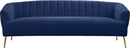 Tori Navy Velvet Sofa