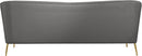Hermosa Grey Velvet Sofa
