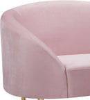 Ritz Pink Velvet Chair