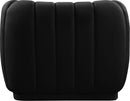 Dixie Black Velvet Chair