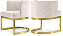 Gianna Cream Velvet Dining Chair