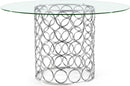 Opal Chrome Dining Table