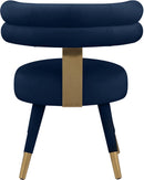 Fitzroy Navy Velvet Dining Chair