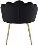 Claire Black Velvet Dining Chair