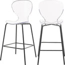 Clarion Matte Black Stool