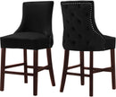 Hannah Black Velvet Stool