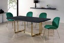 Paris Green Velvet Dining Chair