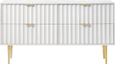 Modernist White Gloss Dresser