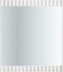 Modernist White Gloss Mirror