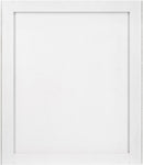 Modernist White Gloss Mirror