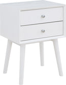 Teddy White Night Stand