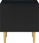 Zayne Black Night Stand