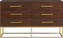 Maxine Cherry / Gold Dresser