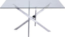 Xander Chrome Dining Table