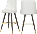 Portnoy White Faux Leather Counter/Bar Stool