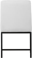 Bryce White Faux Leather Dining Chair