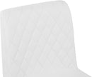 Bryce White Faux Leather Dining Chair