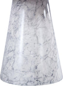 Omni White Faux Marble Dining Table