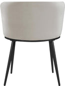 Skylar Cream Velvet Dining Chair
