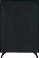 Elly Green Velvet Twin Bed