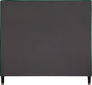 Harlie Green Velvet Full Bed
