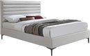 Hunter Cream Linen Queen Bed