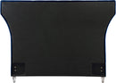 Kira Navy Velvet Queen Bed